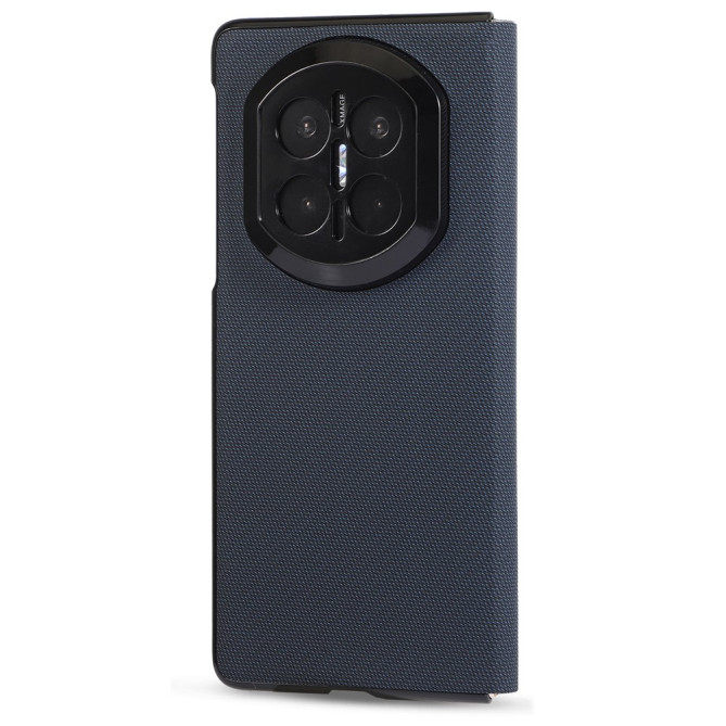 Coque Huawei Mate X7 flip texture textile avec anneau magnétique