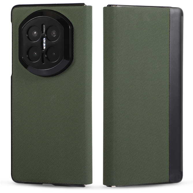Coque Huawei Mate X7 flip texture textile avec anneau magnétique
