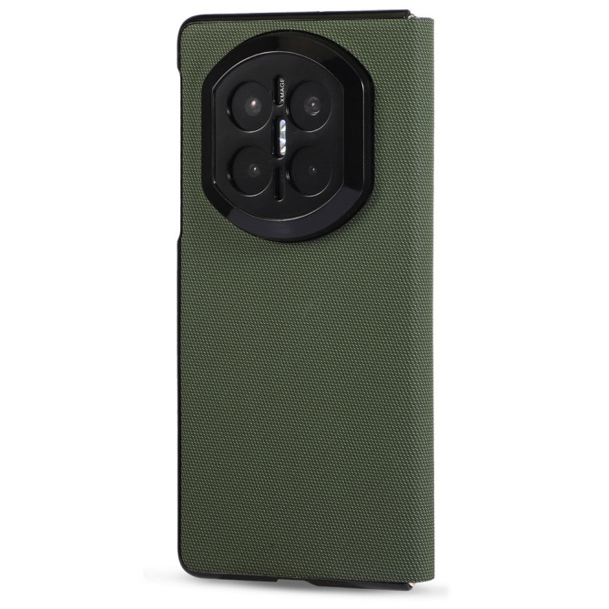 Coque Huawei Mate X7 flip texture textile avec anneau magnétique