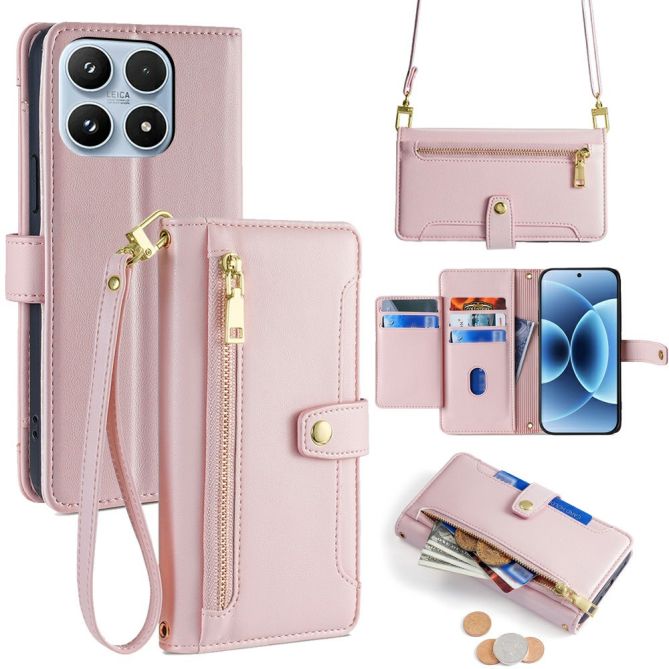 Étui Xiaomi 17 Portefeuille avec Lanière - MARTA