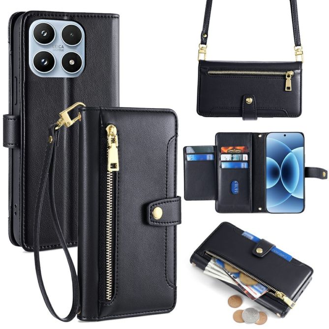 Étui Xiaomi 17 Portefeuille avec Lanière - MARTA