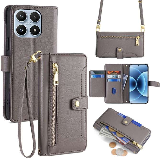 Étui Xiaomi 17 Portefeuille avec Lanière - MARTA