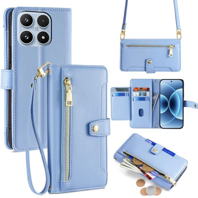 Étui Xiaomi 17 Portefeuille avec Lanière - MARTA