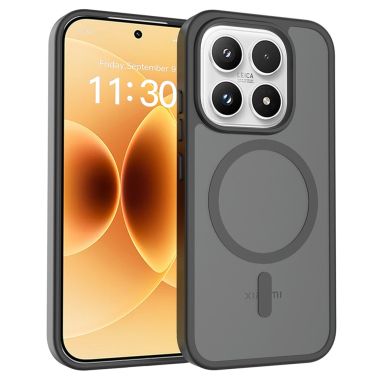 Coque Xiaomi 17 mate avec anneau magnétique et dos acrylique