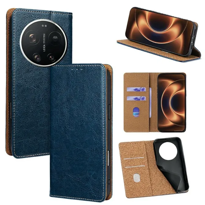 Flip Cover Xiaomi 17 Ultra Cuir Véritable