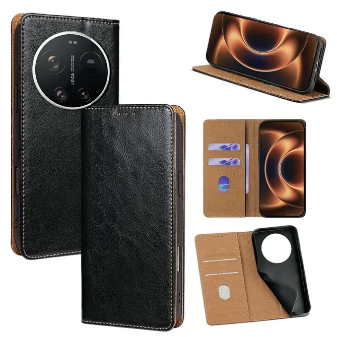 Flip Cover Xiaomi 17 Ultra Cuir Véritable