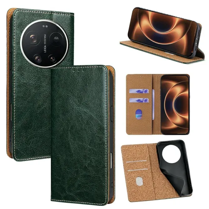 Flip Cover Xiaomi 17 Ultra Cuir Véritable