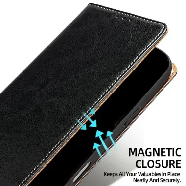 Flip Cover Xiaomi 17 Ultra Cuir Véritable