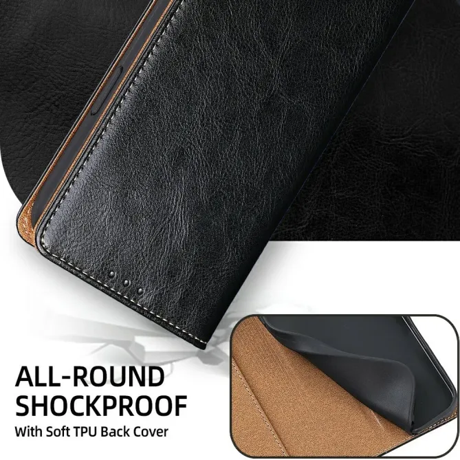 Flip Cover Xiaomi 17 Ultra Cuir Véritable
