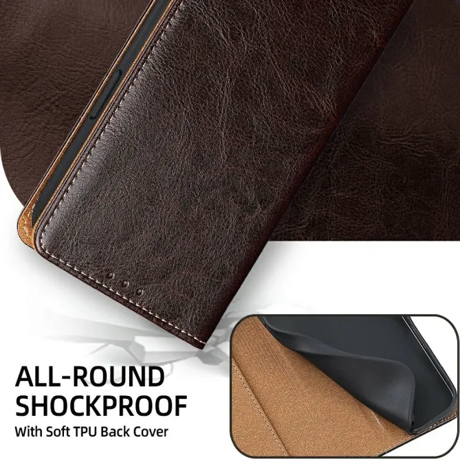 Flip Cover Xiaomi 17 Ultra Cuir Véritable