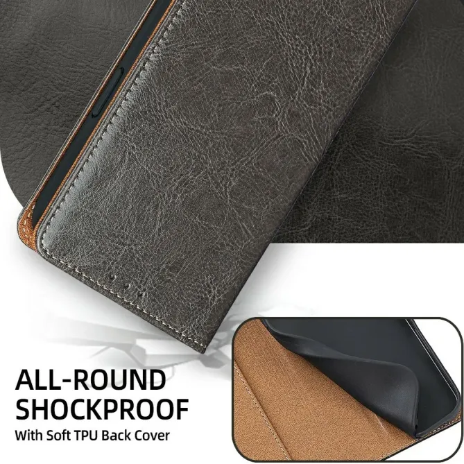 Flip Cover Xiaomi 17 Ultra Cuir Véritable