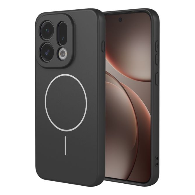 For Oppo Find X9 5G Magnetic Case Anti Drop Soft TPU Phone Back Cover