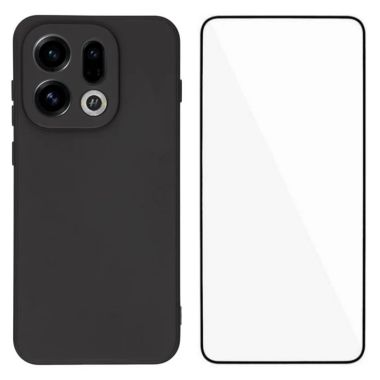 WANLONFENG For Oppo Find X9 5G Phone Case  RB2 Series TPU Back Cover with Tempered Glass