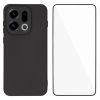 WANLONFENG For Oppo Find X9 5G Phone Case  RB2 Series TPU Back Cover with Tempered Glass