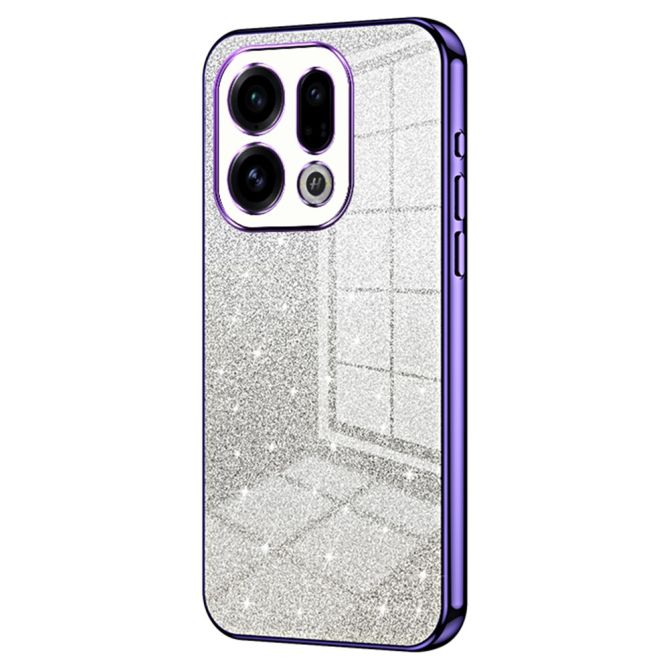 For Oppo Find X9 5G Case Electroplating Gradient Glitter TPU Phone Cover
