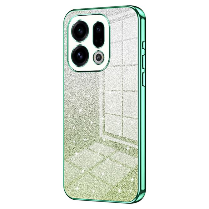 For Oppo Find X9 5G Case Electroplating Gradient Glitter TPU Phone Cover