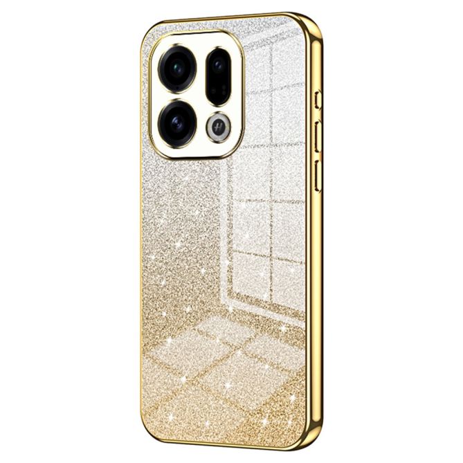 For Oppo Find X9 5G Case Electroplating Gradient Glitter TPU Phone Cover