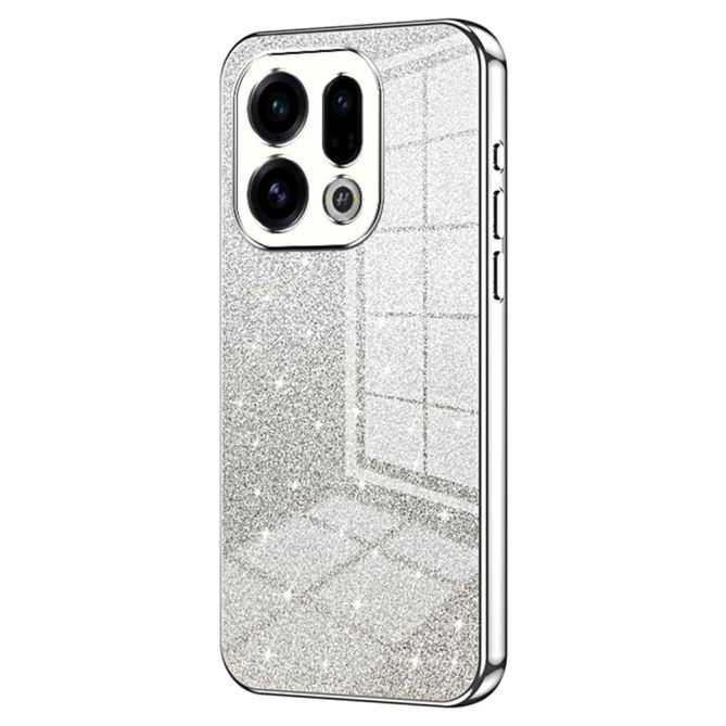 For Oppo Find X9 5G Case Electroplating Gradient Glitter TPU Phone Cover