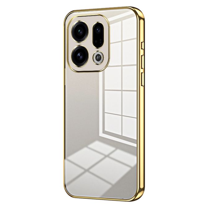 For Oppo Find X9 5G Case Electroplating Frame Soft TPU Phone Cover