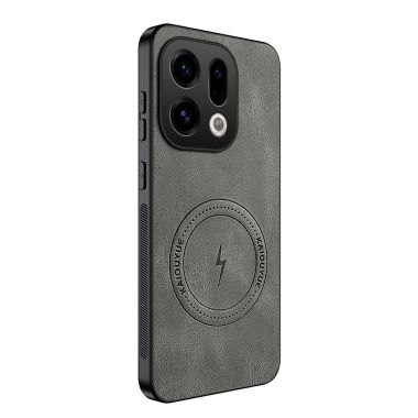 WANLONFENG For Oppo Find X9 5G Magnetic Case  SD1 Series Nappa Texture PC TPU Phone Cover