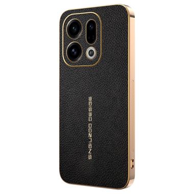 For Oppo Find X9 5G Case Anti Scratch Litchi Texture TPU Leather PU Phone Back Cover