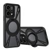 For Oppo Find X9 5G Case Magnetic Kickstand Hollow Heat Dissipation Silicone + PC + Metal Bumper Phone Cover
