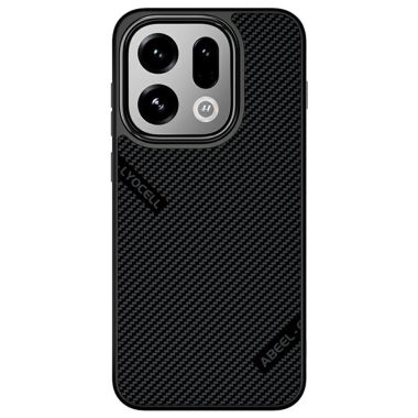 ABEEL CF-Lyocell Series For Oppo Find X9 5G Magnetic Case Microfiber + PC + E-TPU Phone Cover - No.1