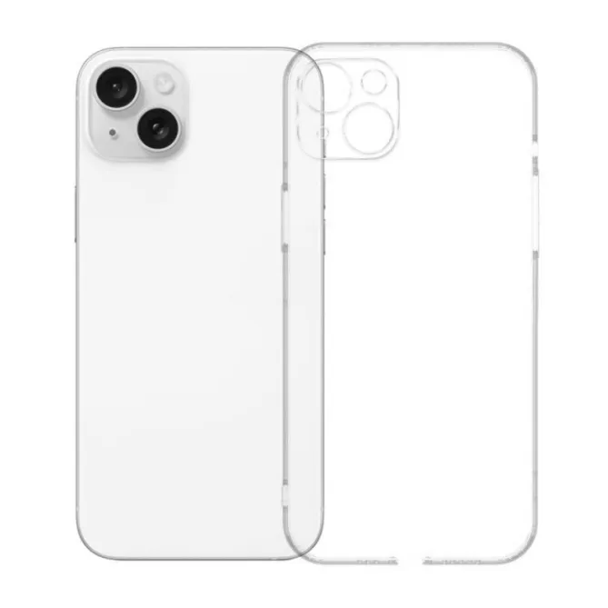 Coque iPhone 15 YJ Series transparente avec verre trempé