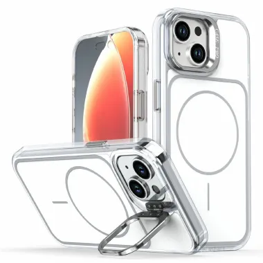 Coque iPhone 15 magnétique avec support caméra intégré