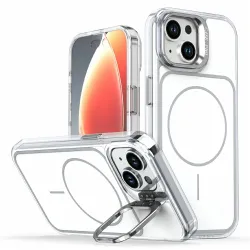 Coque iPhone 15 magnétique avec support caméra intégré