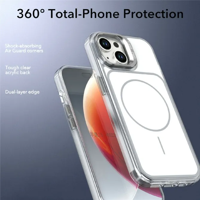 Coque iPhone 15 magnétique avec support caméra intégré