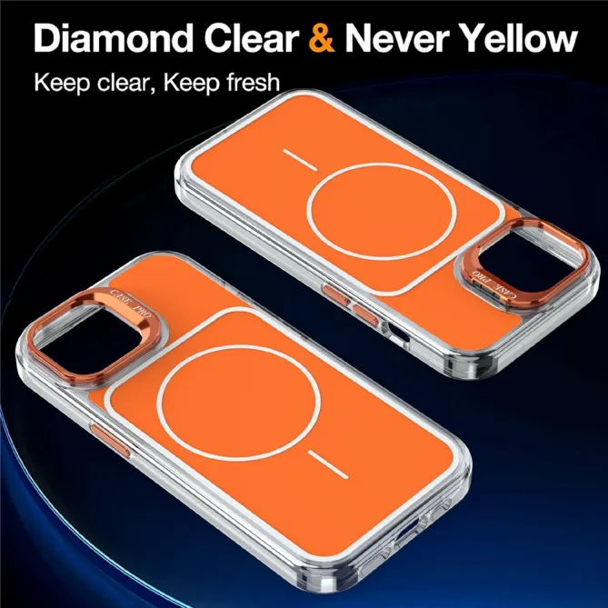Coque iPhone 15 magnétique avec support caméra intégré