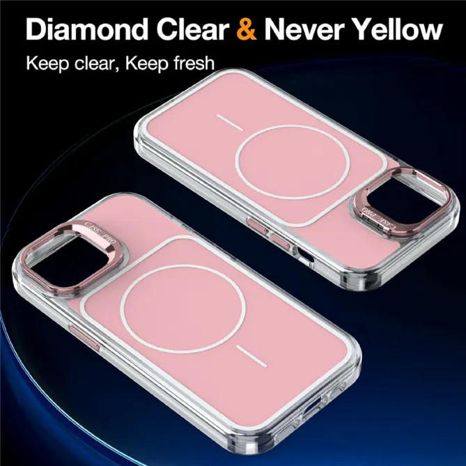 Coque iPhone 15 magnétique avec support caméra intégré