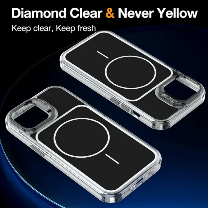 Coque iPhone 15 magnétique avec support caméra intégré