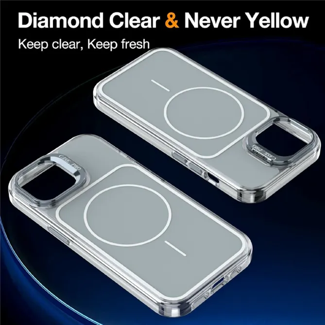 Coque iPhone 15 magnétique avec support caméra intégré