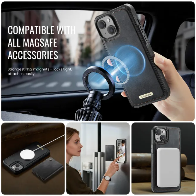 Coque iPhone 15 Porte-cartes détachable ME80 Series