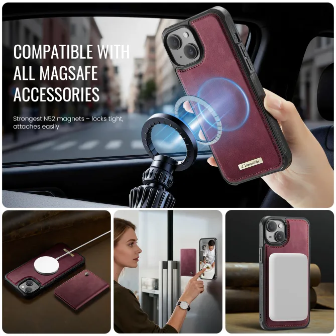 Coque iPhone 15 Porte-cartes détachable ME80 Series