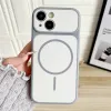 Coque iPhone 15 magnétique touché peau bi-matière