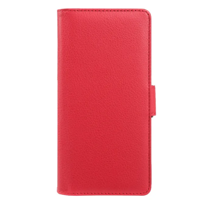 Housse iPhone 15 effet cuir grainé à double fermeture magnétique