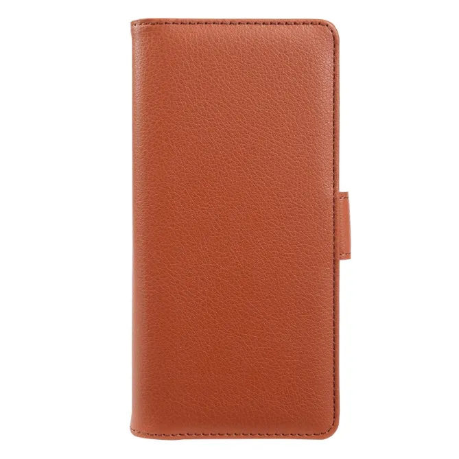 Housse iPhone 15 effet cuir grainé à double fermeture magnétique