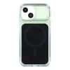 Coque iPhone 15 acrylique magnétique anti-jaunissement