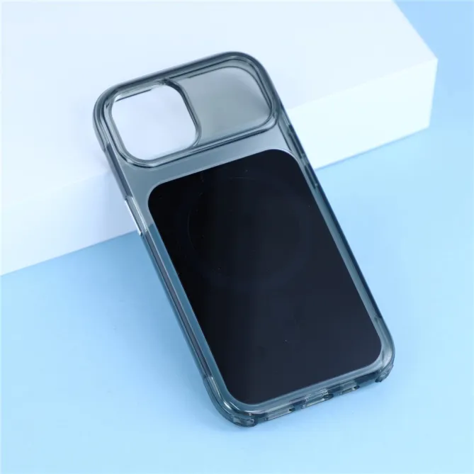 Coque iPhone 15 acrylique magnétique anti-jaunissement