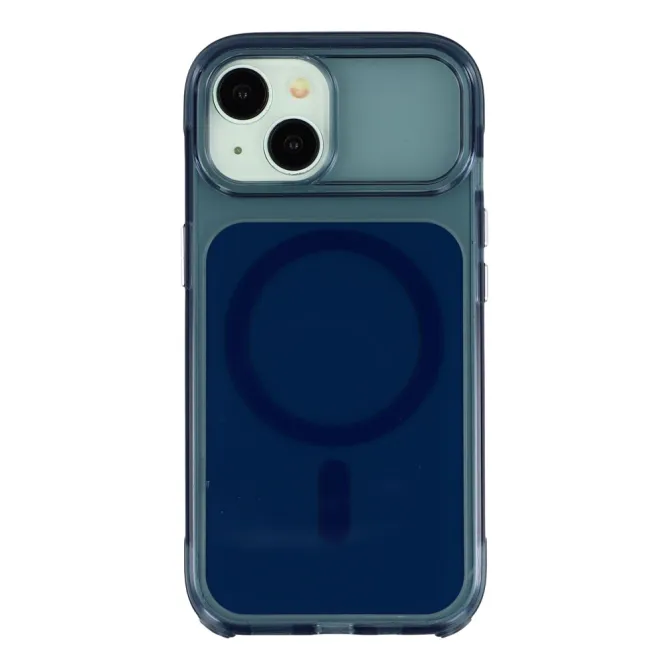 Coque iPhone 15 acrylique magnétique anti-jaunissement
