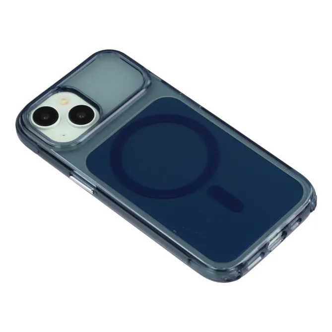 Coque iPhone 15 acrylique magnétique anti-jaunissement