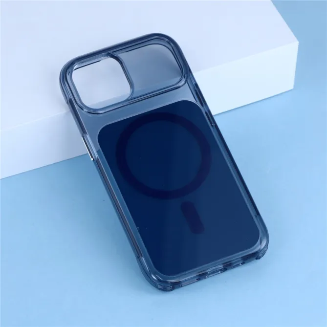 Coque iPhone 15 acrylique magnétique anti-jaunissement