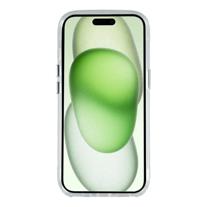 Coque iPhone 15 acrylique magnétique anti-jaunissement