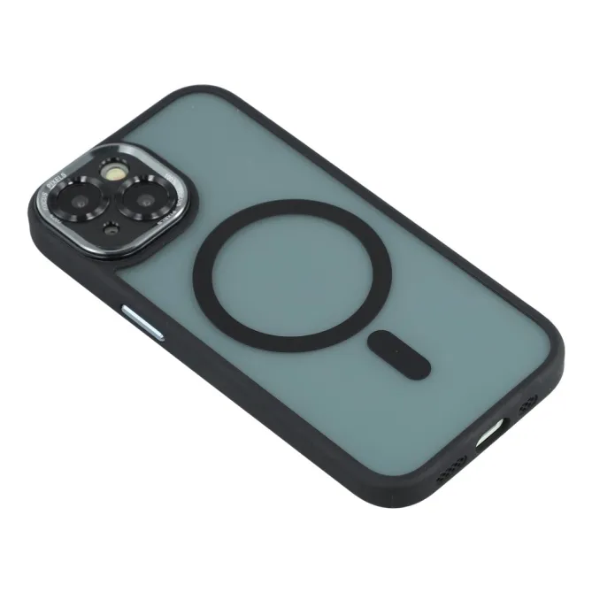 Coque iPhone 15 magnétique hybride TPU et acrylique