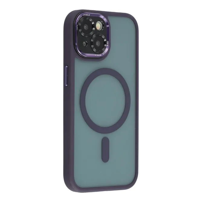 Coque iPhone 15 magnétique hybride TPU et acrylique