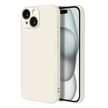 Coque iPhone 15 silicone avec verre trempé haute résistance