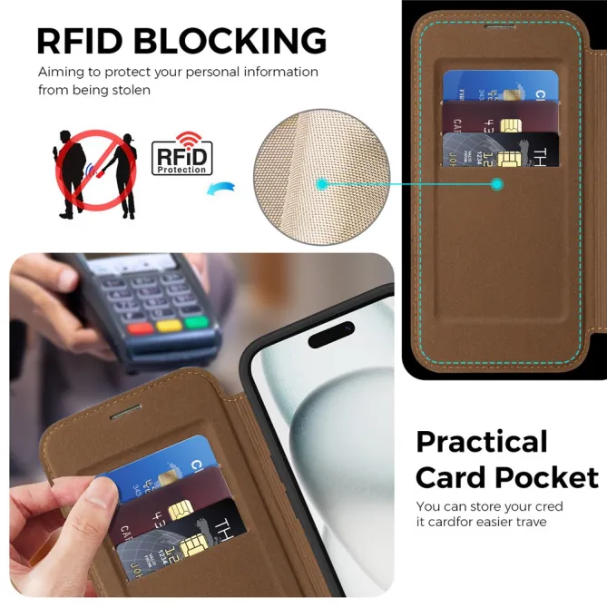 Étui iPhone 15 Capucine Fine Anneau Béquille